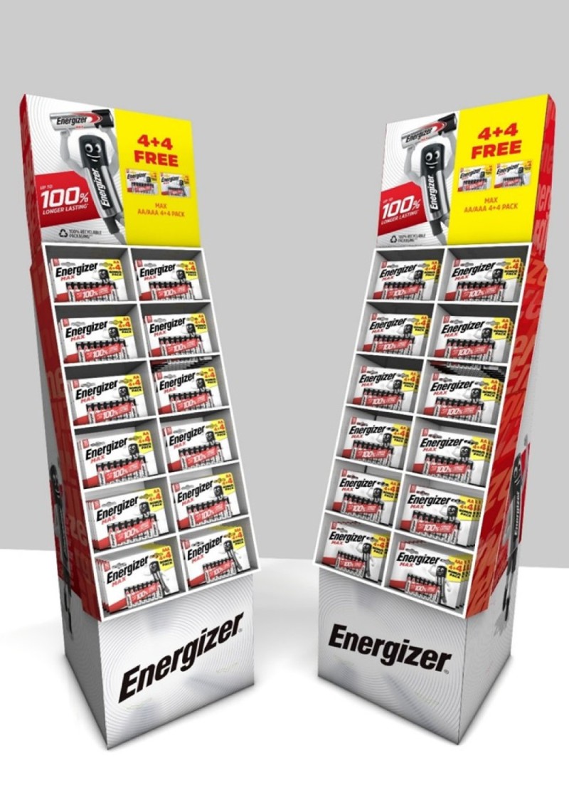 Energizer Max AA and AAA Floor Stand
